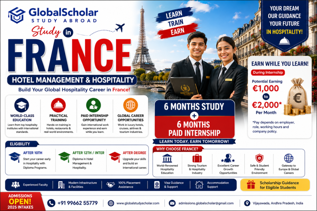 Study Hotel Management in France with GlobalScholar Study Abroad