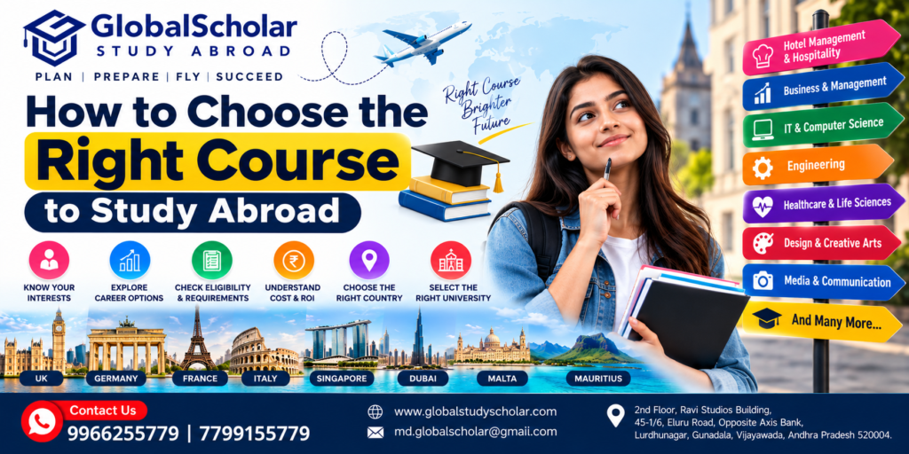 How to Choose the Right Course to Study Abroad