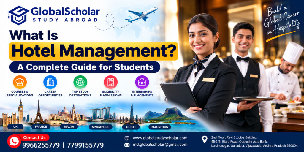 Hotel Management courses, careers and study abroad opportunities