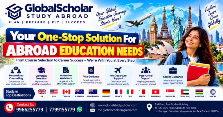 Study Abroad Consultant in Vijayawada – GlobalScholar Study Abroad